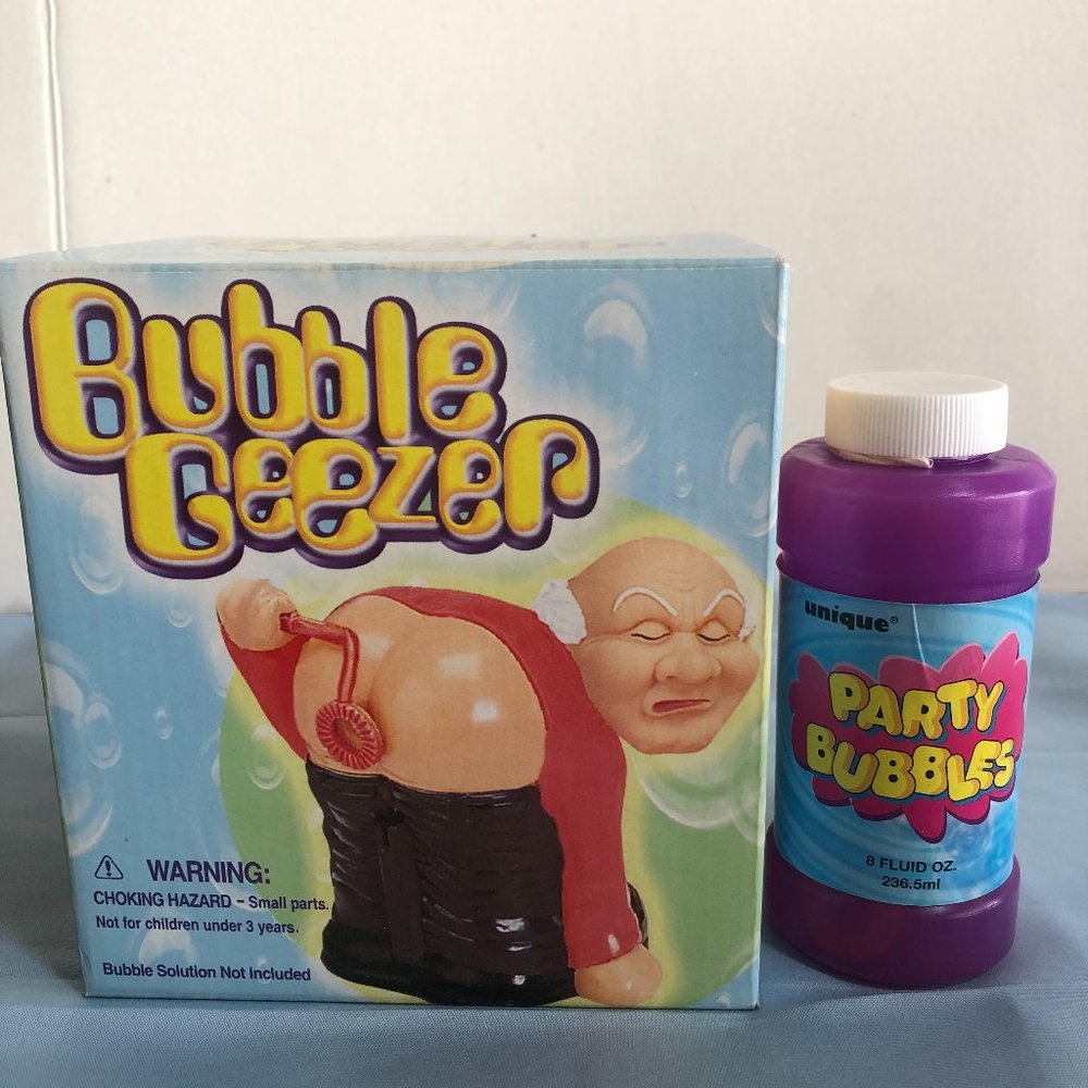 Sunstar Bubble Geezer Novelty Gift Fart Bubble Blower #F0